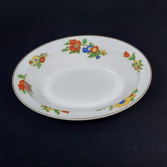 Vintage Johnson Bros Pareek Oval Serving Bowl Dish. 10x7.5". Made in England. - Picture 12 of 12